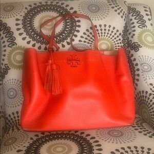 Tory Burch Vibrant Orange Tote